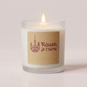 Bougie parfumée Seine Rouen je t'aime